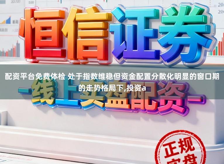 配资平台免费体检 处于指数维稳但资金配置分散化明显的窗口期的走势格局下,投资a