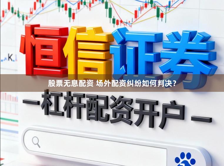 股票无息配资 场外配资纠纷如何判决？
